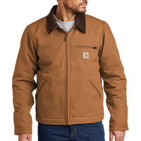 Carhartt Duck Detroit Jacket, Carhartt Brown, Front view