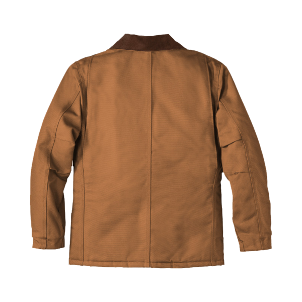 Carhartt Duck Traditional Coat, Carhartt Brown, Back view