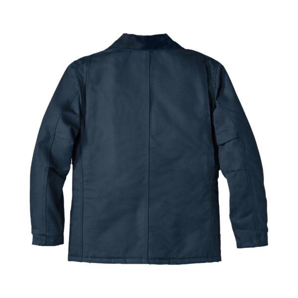 Carhartt Duck Traditional Coat, Dark Navy, Back view