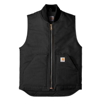 Carhartt Duck Vest, Black, Front view