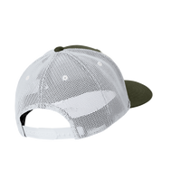 Carhartt Flexfit 110 ® Mesh Back Cap, Moss / White, Back view