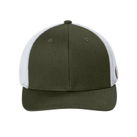 Carhartt Flexfit 110 ® Mesh Back Cap, Moss / White, Front view