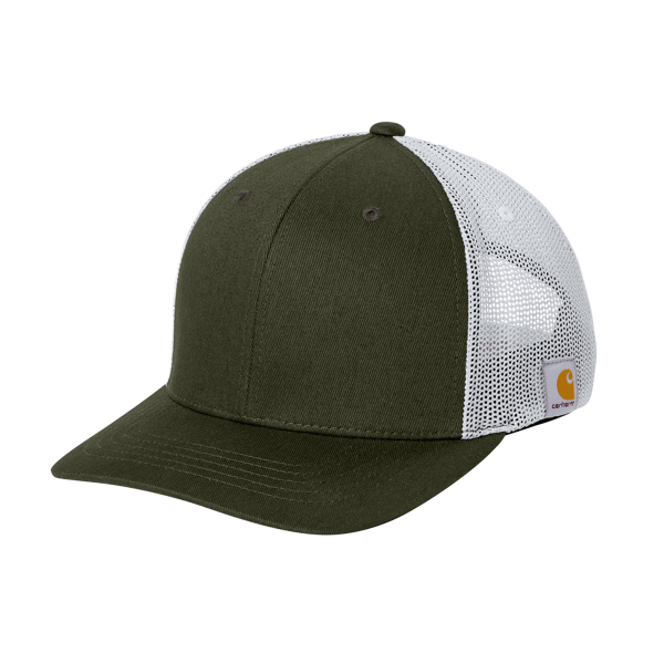 Carhartt Flexfit 110 ® Mesh Back Cap, Moss / White, Left Side view