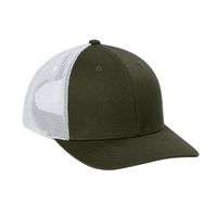 Carhartt Flexfit 110 ® Mesh Back Cap, Moss / White, Right Side view
