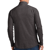 Carhartt Force ® 1/4 Zip Long Sleeve T Shirt, Carbon Heather, Back view