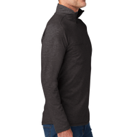 Carhartt Force ® 1/4 Zip Long Sleeve T Shirt, Carbon Heather, Right Sleeve view