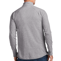 Carhartt Force ® 1/4 Zip Long Sleeve T Shirt, Heather Grey, Back view