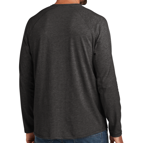 Carhartt Force ® Long Sleeve Pocket T Shirt, Carbon Heather, Back view