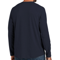 Carhartt Force ® Long Sleeve Pocket T Shirt, Navy, Back view