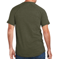 Carhartt Force ® Short Sleeve Pocket T Shirt, Basil Heather, Back view
