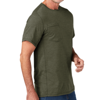 Carhartt Force ® Short Sleeve Pocket T Shirt, Basil Heather, Right Sleeve view