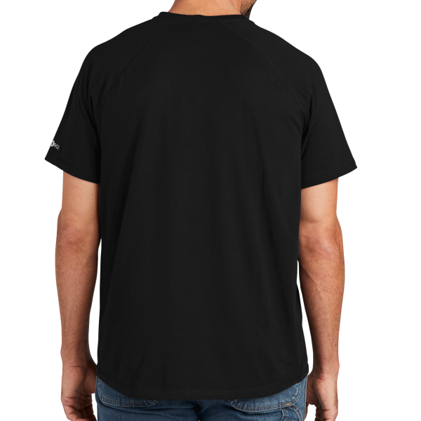 Carhartt Force ® Short Sleeve Pocket T Shirt, Black, Back view