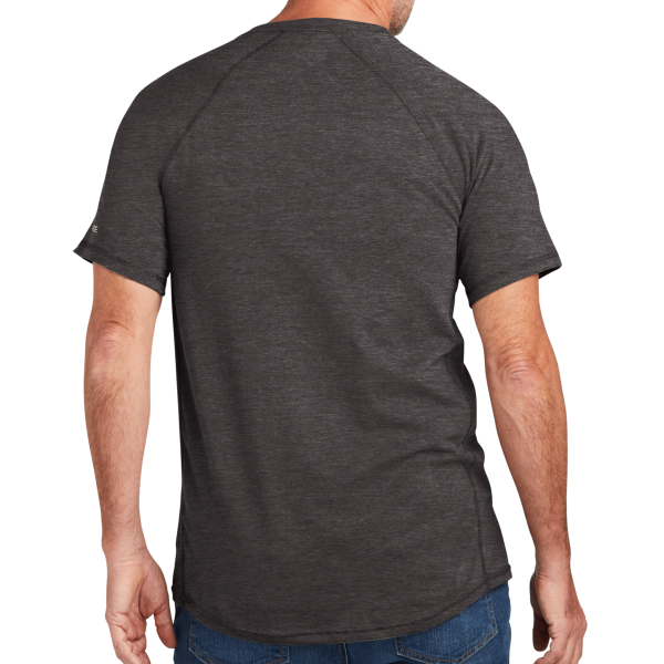 Carhartt Force ® Short Sleeve Pocket T Shirt, Carbon Heather, Back view