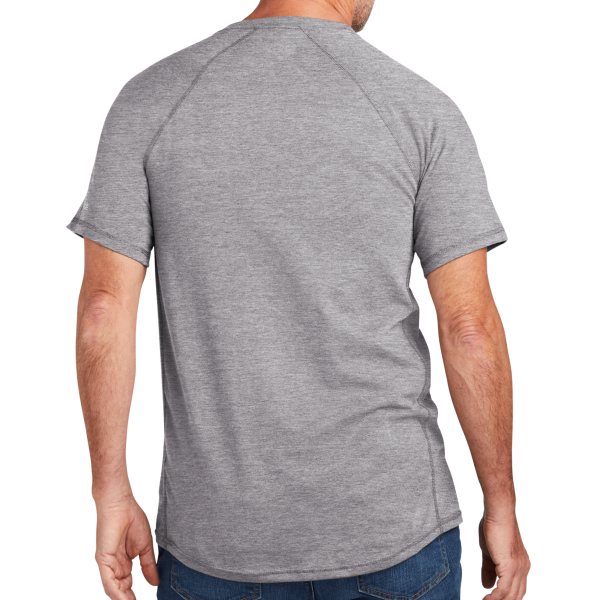 Carhartt Force ® Short Sleeve Pocket T Shirt, Heather Grey, Back view