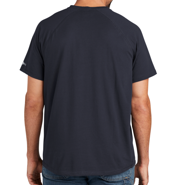 Carhartt Force ® Short Sleeve Pocket T Shirt, Navy, Back view