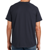Carhartt Force ® Short Sleeve Pocket T Shirt, Navy, Back view