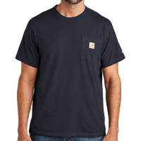 Carhartt Force ® Short Sleeve Pocket T Shirt, Navy, Front view
