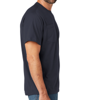 Carhartt Force ® Short Sleeve Pocket T Shirt, Navy, Right Sleeve view