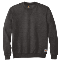 Carhartt Midweight Crewneck Sweatshirt, Carbon Heather, Front view