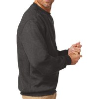 Carhartt Midweight Crewneck Sweatshirt, Carbon Heather, Right Sleeve view