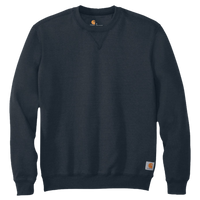 Carhartt Midweight Crewneck Sweatshirt, New Navy, Front view