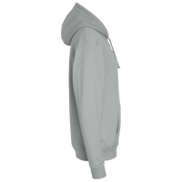 Carhartt Midweight Hooded Logo Sweatshirt, Heather Grey, Right Sleeve view