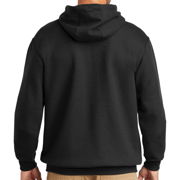 Carhartt Midweight Hooded Sweatshirt, Black, Back view