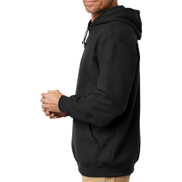 Carhartt Midweight Hooded Sweatshirt, Black, Left Sleeve view