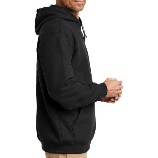 Carhartt Midweight Hooded Sweatshirt, Black, Right Sleeve view
