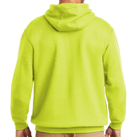 Carhartt Midweight Hooded Sweatshirt, Brite Lime, Back view