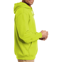 Carhartt Midweight Hooded Sweatshirt, Brite Lime, Right Sleeve view