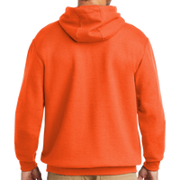 Carhartt Midweight Hooded Sweatshirt, Brite Orange, Back view