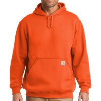 Carhartt Midweight Hooded Sweatshirt, Brite Orange, Front view
