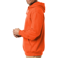 Carhartt Midweight Hooded Sweatshirt, Brite Orange, Left Sleeve view