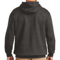 Carhartt Midweight Hooded Sweatshirt, Carbon Heather, Back view
