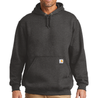 Carhartt Midweight Hooded Sweatshirt, Carbon Heather, Front view