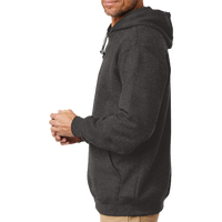 Carhartt Midweight Hooded Sweatshirt, Carbon Heather, Left Sleeve view