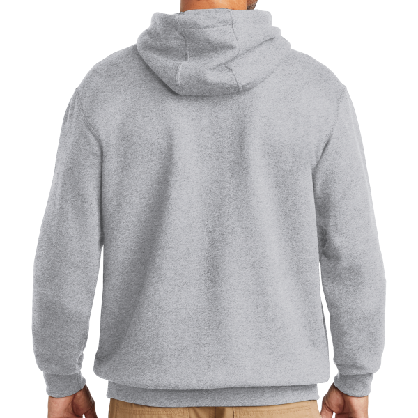 Carhartt Midweight Hooded Sweatshirt, Heather Grey, Back view