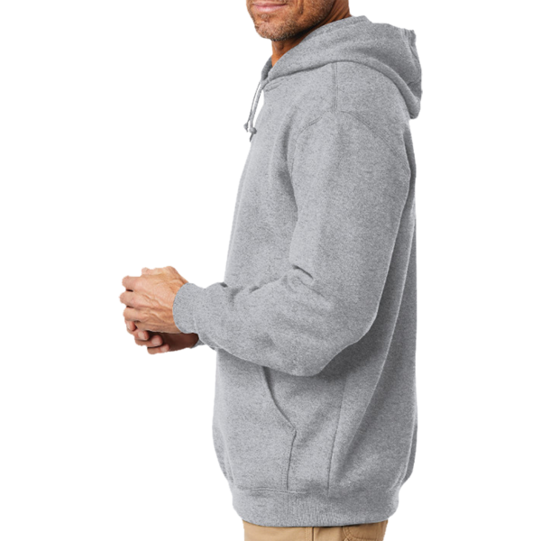 Carhartt Midweight Hooded Sweatshirt, Heather Grey, Left Sleeve view