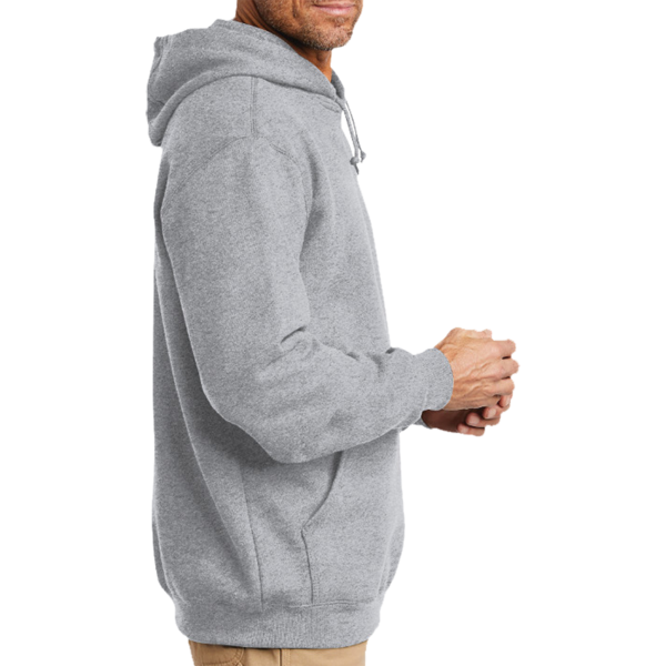 Carhartt Midweight Hooded Sweatshirt, Heather Grey, Right Sleeve view