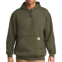Carhartt Midweight Hooded Sweatshirt, Moss, Front view