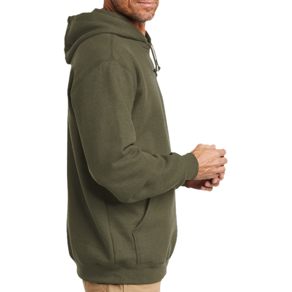 Carhartt Midweight Hooded Sweatshirt, Moss, Right Sleeve view
