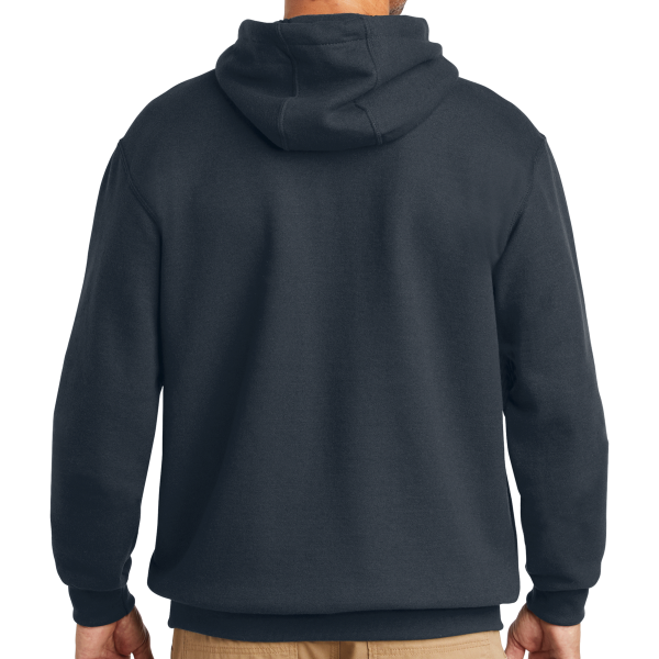 Carhartt Midweight Hooded Sweatshirt, New Navy, Back view