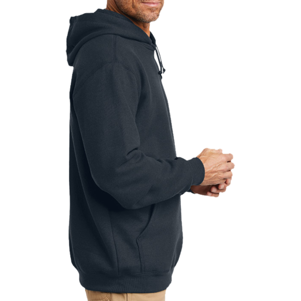 Carhartt Midweight Hooded Sweatshirt, New Navy, Right Sleeve view