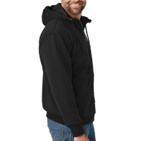Carhartt Midweight Thermal Lined Full Zip Sweatshirt, Black, Right Sleeve view