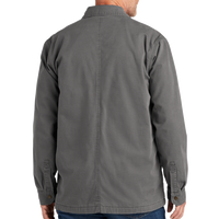 Carhartt Rugged Flex ® Fleece Lined Shirt Jac, Shadow Grey, Back view