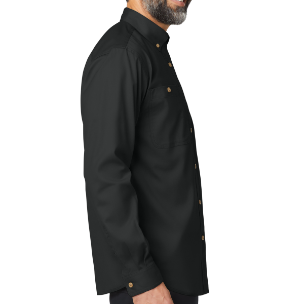Carhartt Rugged Professional Series Long Sleeve Shirt, Black, Right Sleeve view