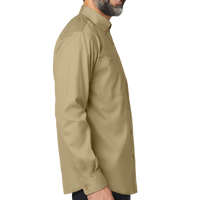 Carhartt Rugged Professional Series Long Sleeve Shirt, Dark Khaki, Right Sleeve view