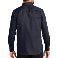 Carhartt Rugged Professional Series Long Sleeve Shirt, Navy, Back view