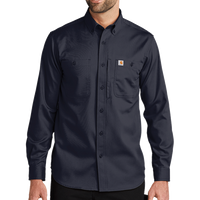 Carhartt Rugged Professional Series Long Sleeve Shirt, Navy, Front view